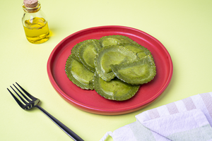 Ravioli de mussarela de búfala