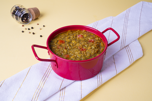 Sopa de lentilha com especiarias