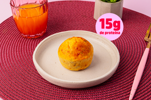 Tortinha proteica de frango